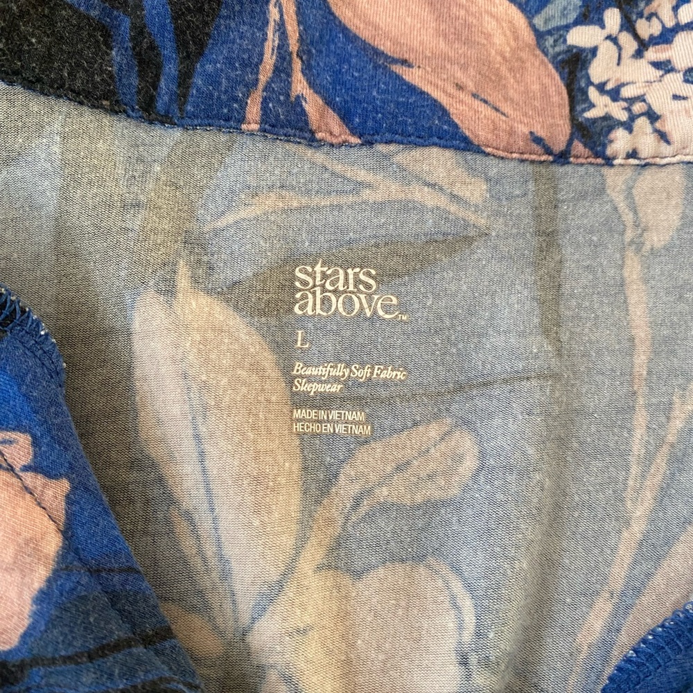 Stars above pajamas